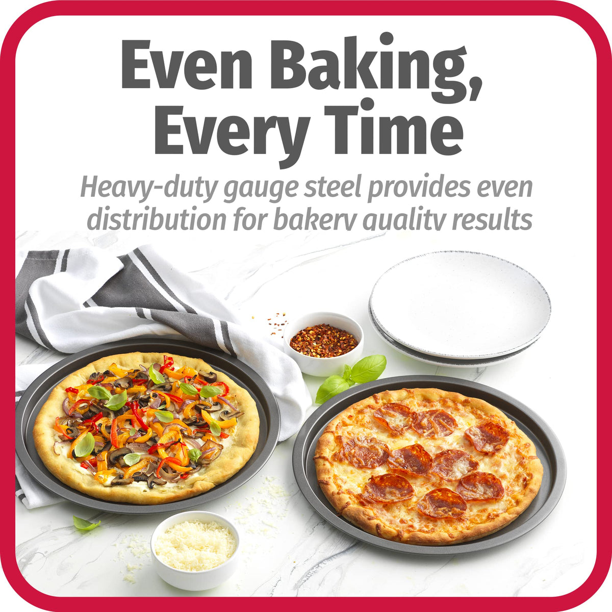 GoodCook nonstick coating ensures easy release and minimal mess