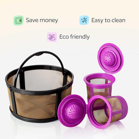 GoodCups carafe basket filter enables easy cleaning and durable setup.