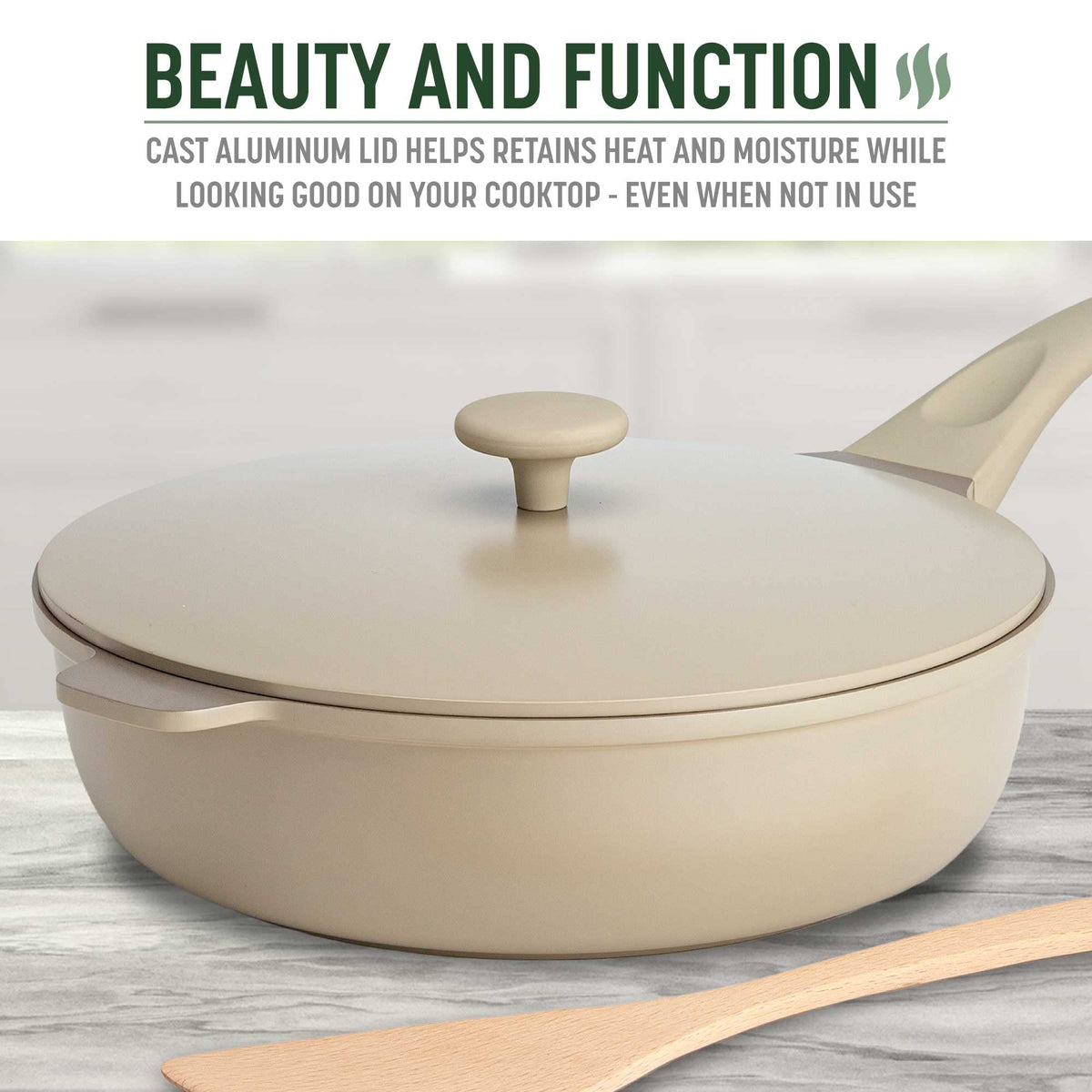 Goodful All-in-One Pan offers four-quart capacity for generous one-pan meals.