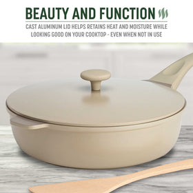 Goodful All-in-One Pan offers four-quart capacity for generous one-pan meals.