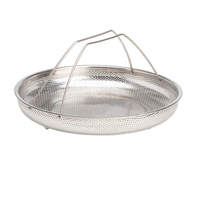Goodful steamer basket fits 11 to 12 inch pots for easy steaming