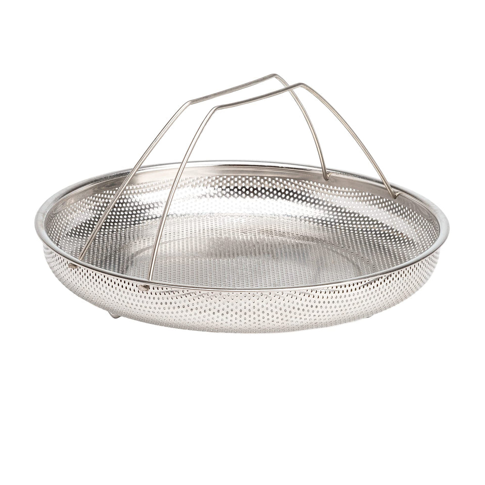 Goodful steamer basket fits 11 to 12 inch pots for easy steaming