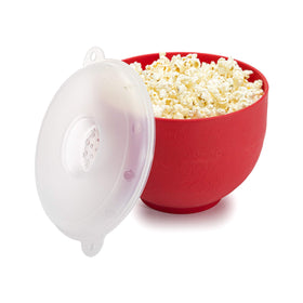 Goodful popcorn popper collapsible bowl for easy storage and quick snacks.