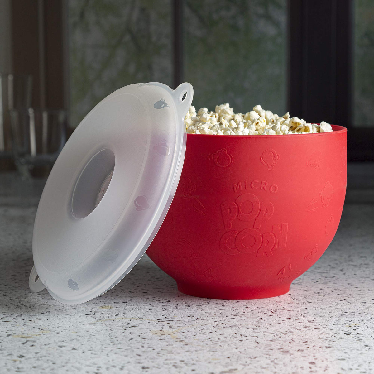 Goodful popcorn popper kitchen accessory adds convenient movie-night option.