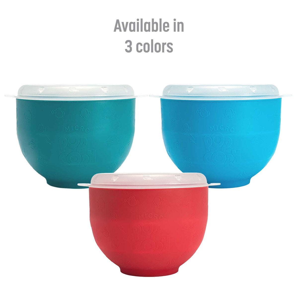 Goodful popcorn popper red design brightens any kitchen while popping.