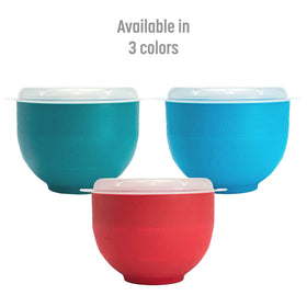 Goodful popcorn popper red design brightens any kitchen while popping.
