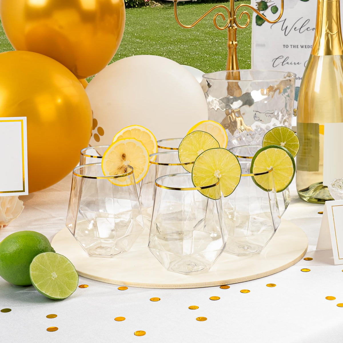 Goodluck durable polystyrene cups endure busy party moments with style.