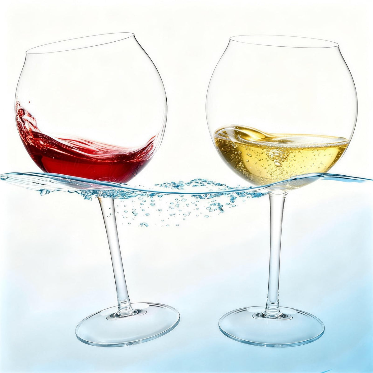 Goodluck floating pool wine glasses with sunflower lids for outdoor parties.