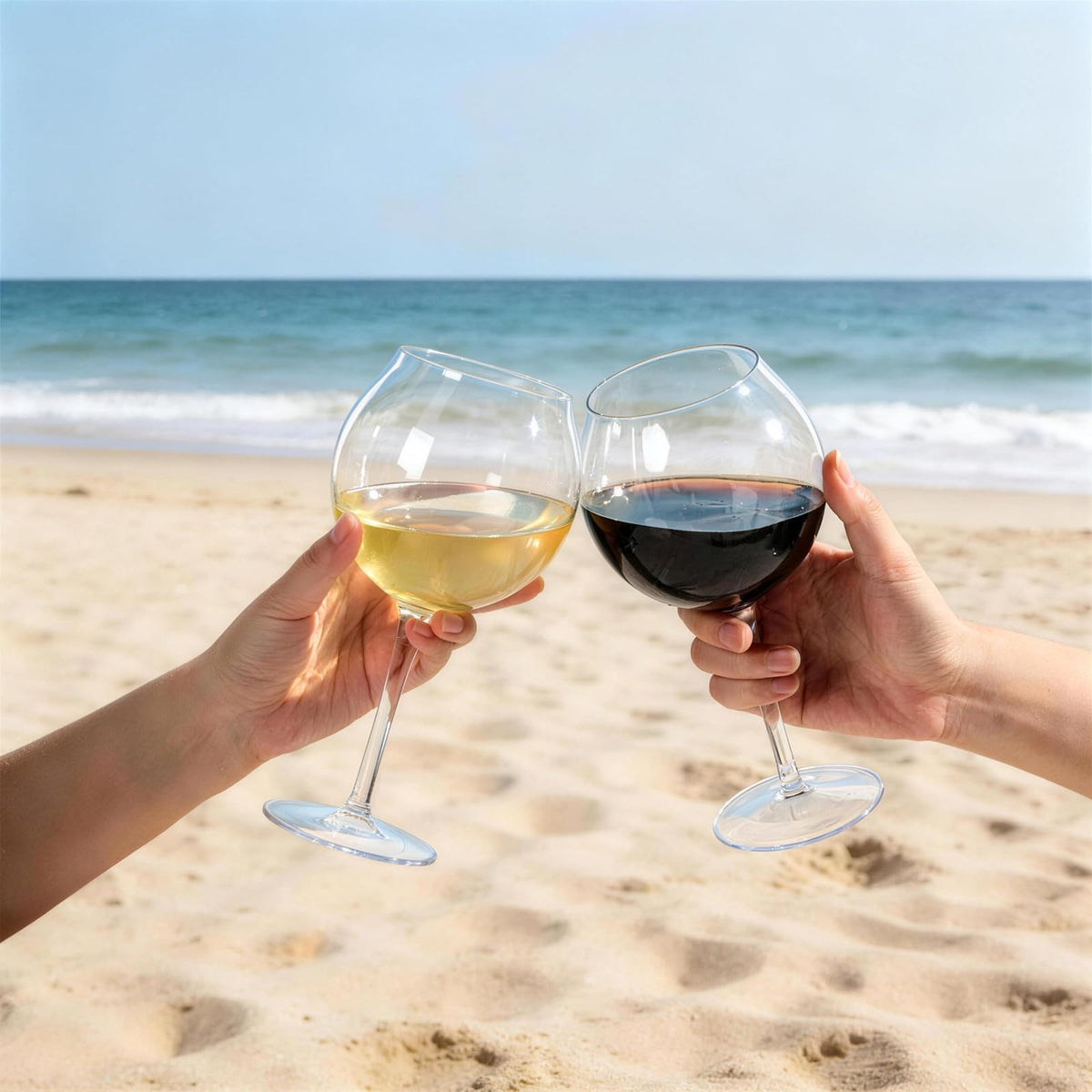 Goodluck modern outdoor drinkware elevates poolside entertaining.