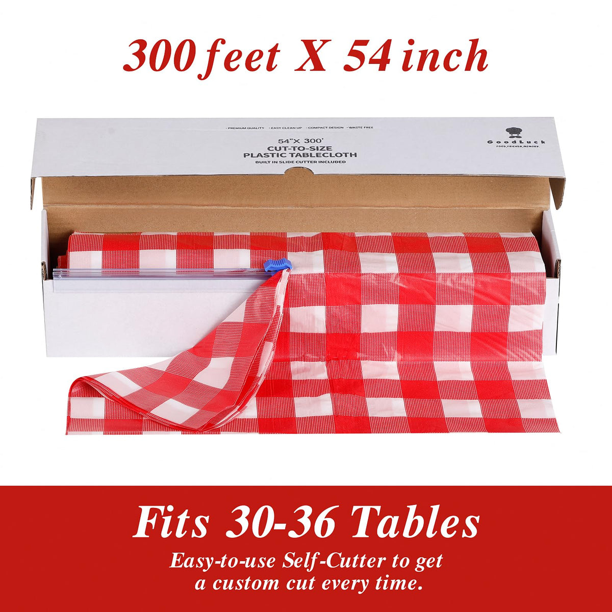 Goodluck outdoor wedding table cover suitable for events.