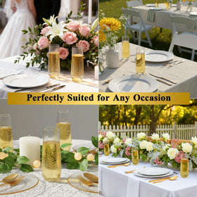 Goodluck 9oz glasses simplify hosting at birthdays and gatherings.
