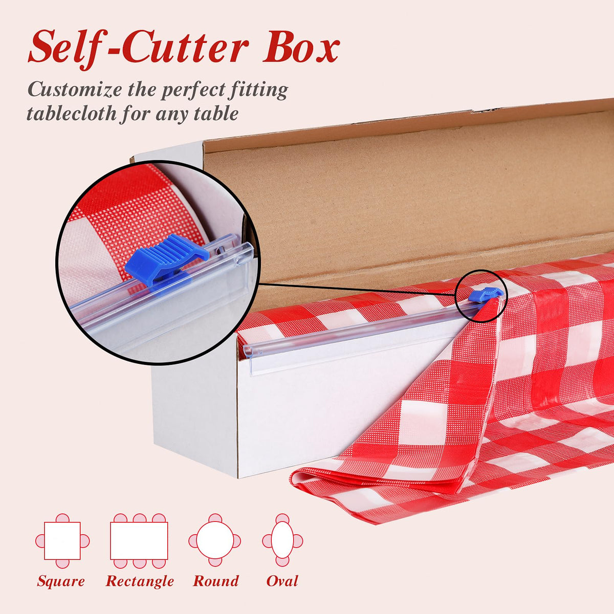 Goodluck waterproof disposable tablecloth protects surfaces from spills.