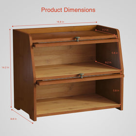 Goozii bamboo construction ensures sturdy, easy assembly.
