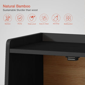 Goozii kitchen counter organizer with top shelf adds extra storage.