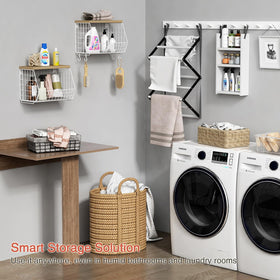 Goozii stackable wire kitchen organizer saves counter space