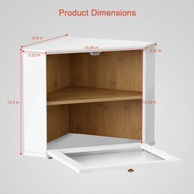 Goozii bamboo wood corner bread box assembly shows easy setup and protection
