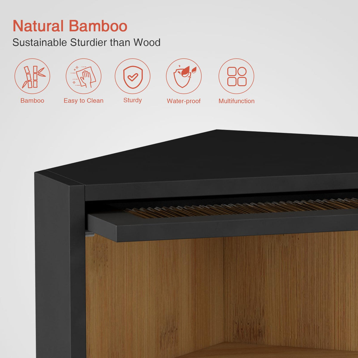 Goozii corner bread box doubles as stylish countertop centerpiece.