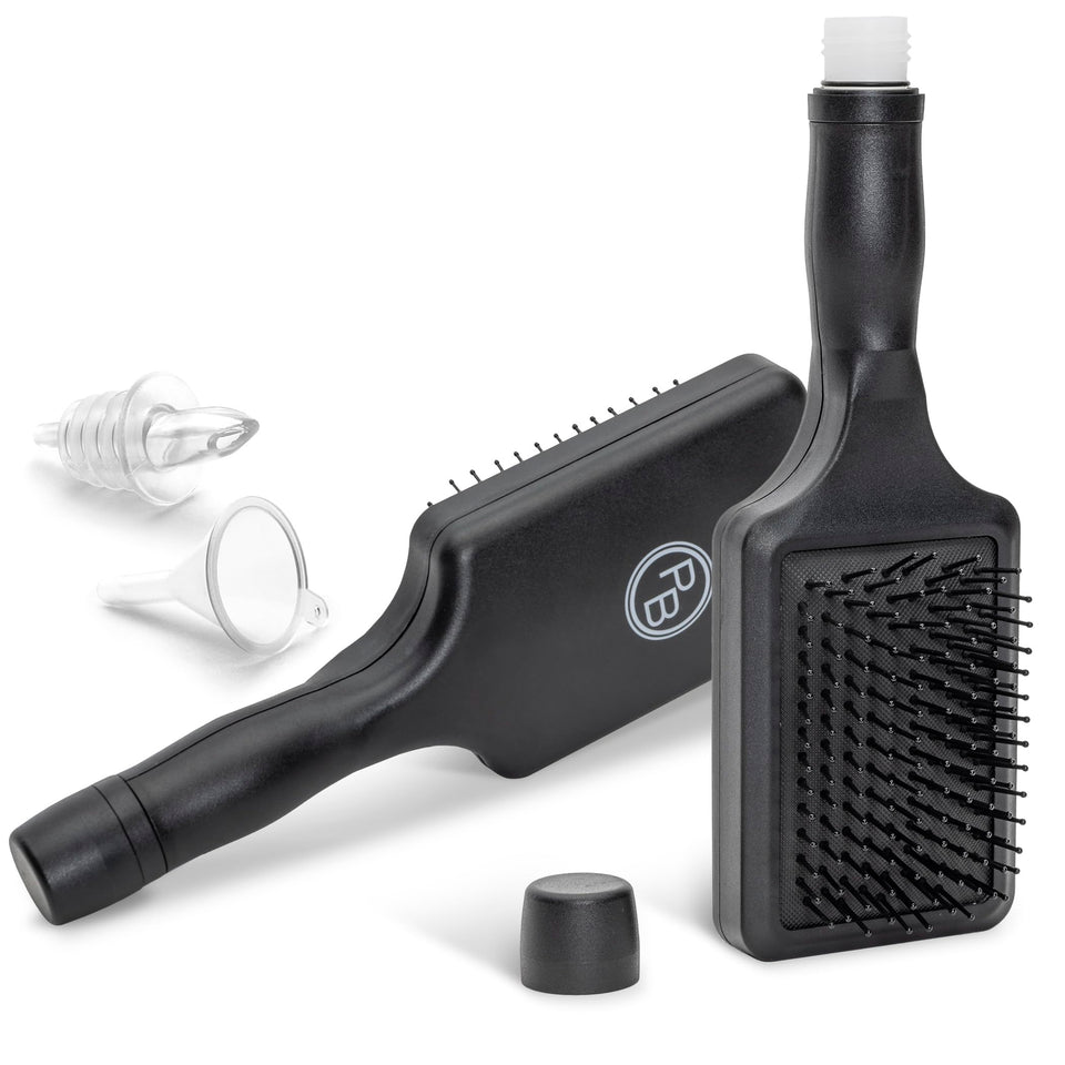 GoPong Party Brush Flask 2 Pack in discreet, travel-ready design.