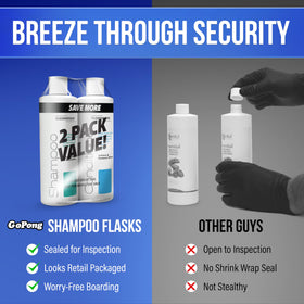 GoPong spout and funnel included to fill flasks before travel