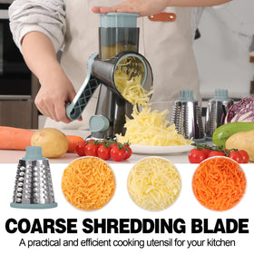 GORCI cheese grater with slicing blade for even vegetable slices