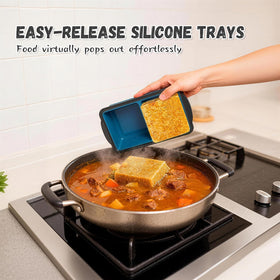 GORCI half-cup portion tray ideal for small soups and sauces