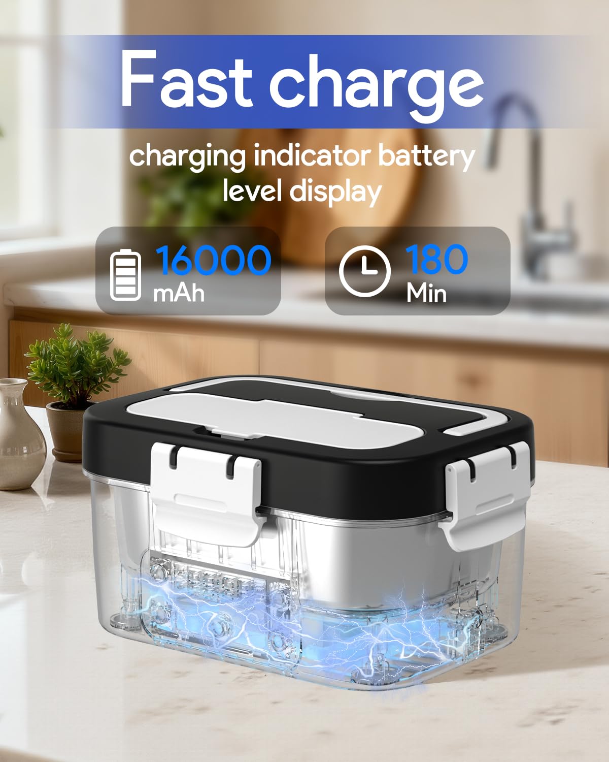 Gorgeous lunch box parts that are dishwasher safe for easy cleanup.