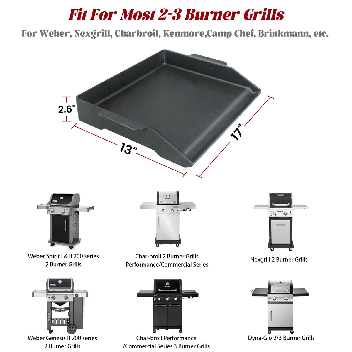 GORGERILA universal griddle offers a large cooking area for teppanyaki-style meals