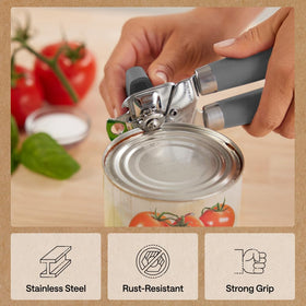 GORILLA GRIP built-in bottle opener adds convenience in one tool