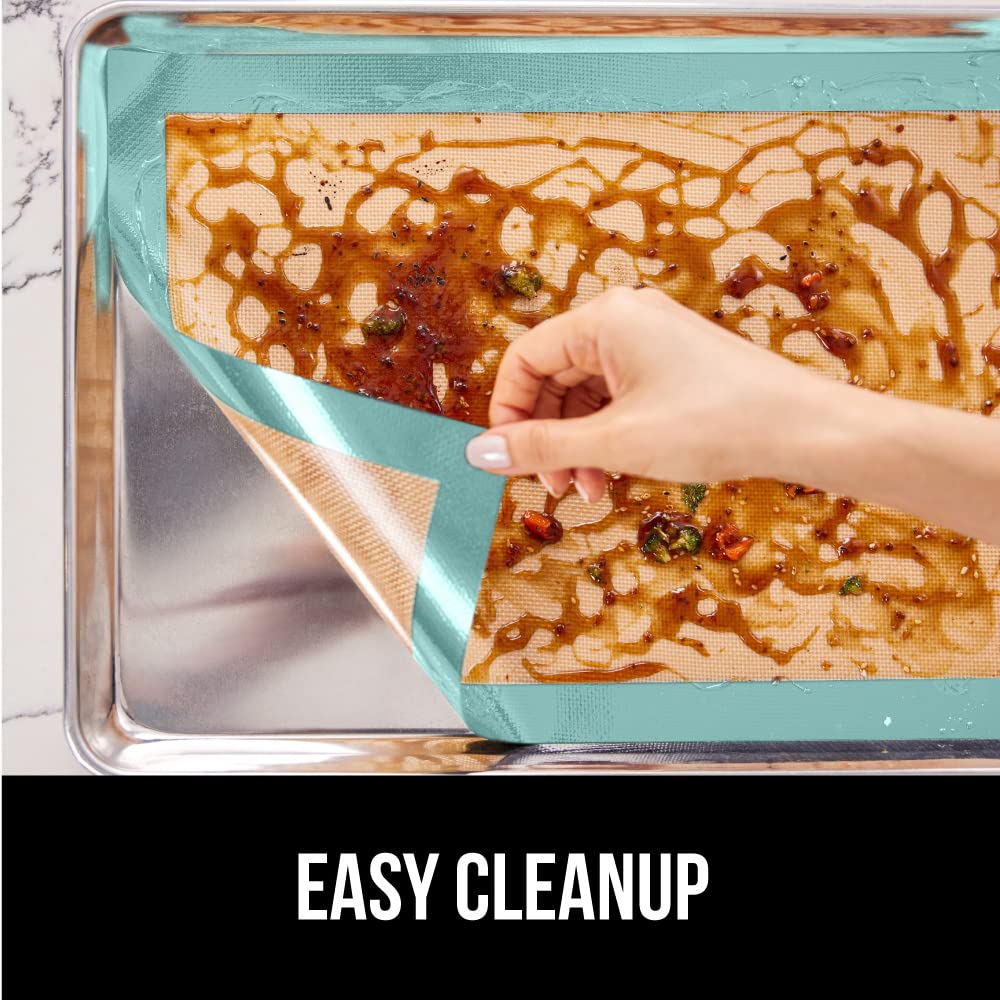 Gorilla Grips mat for chocolate dipping and candy making with easy release.