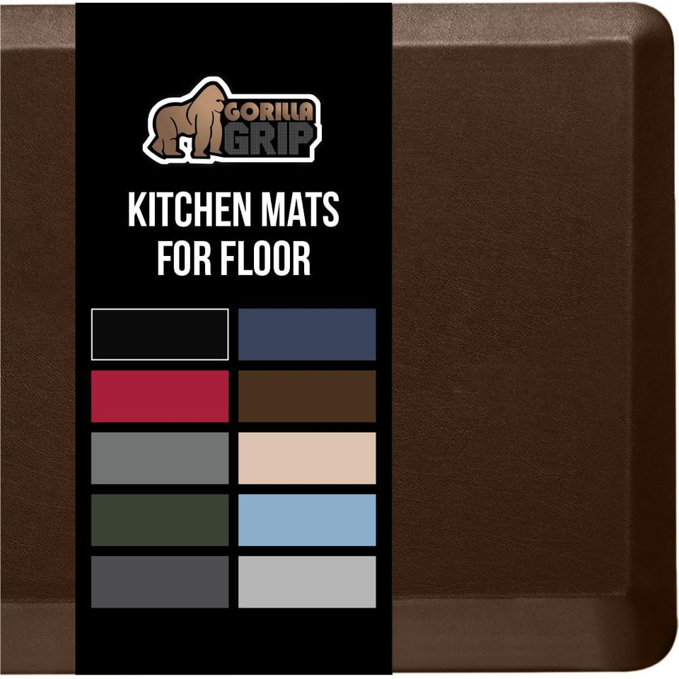 Gorilla Grip comfort mat 17x24 offers ergonomic support for standing tasks.