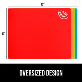 GORILLA GRIP cutting board BPA-free material ensures safe everyday use.