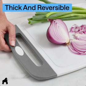 GORILLA GRIP dishwasher-safe boards simplify cleanup after cooking