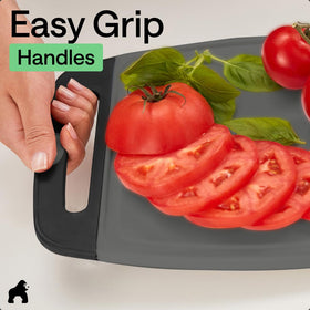 GORILLA GRIP small 11.8x8 board for precise slicing and plating.