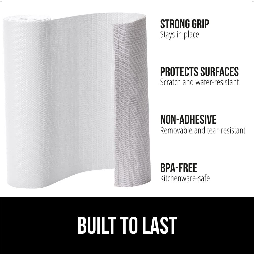 Gorilla Grip DripGuard dual-sided grip liner stays put on shelves