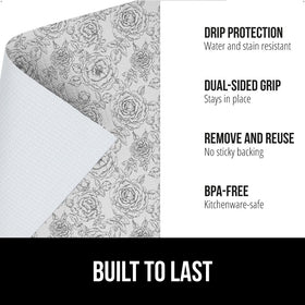 GORILLA GRIP DripGuard liner texture on topside stabilizes items