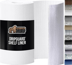 Gorilla Grip DripGuard water-resistant shelf liner protects surfaces from spills