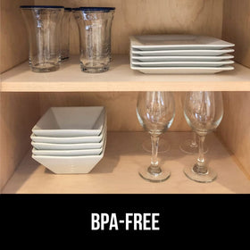 GORILLA GRIP DuraGuard drawer and cabinet liner fits 20x20 spaces for versatile use.