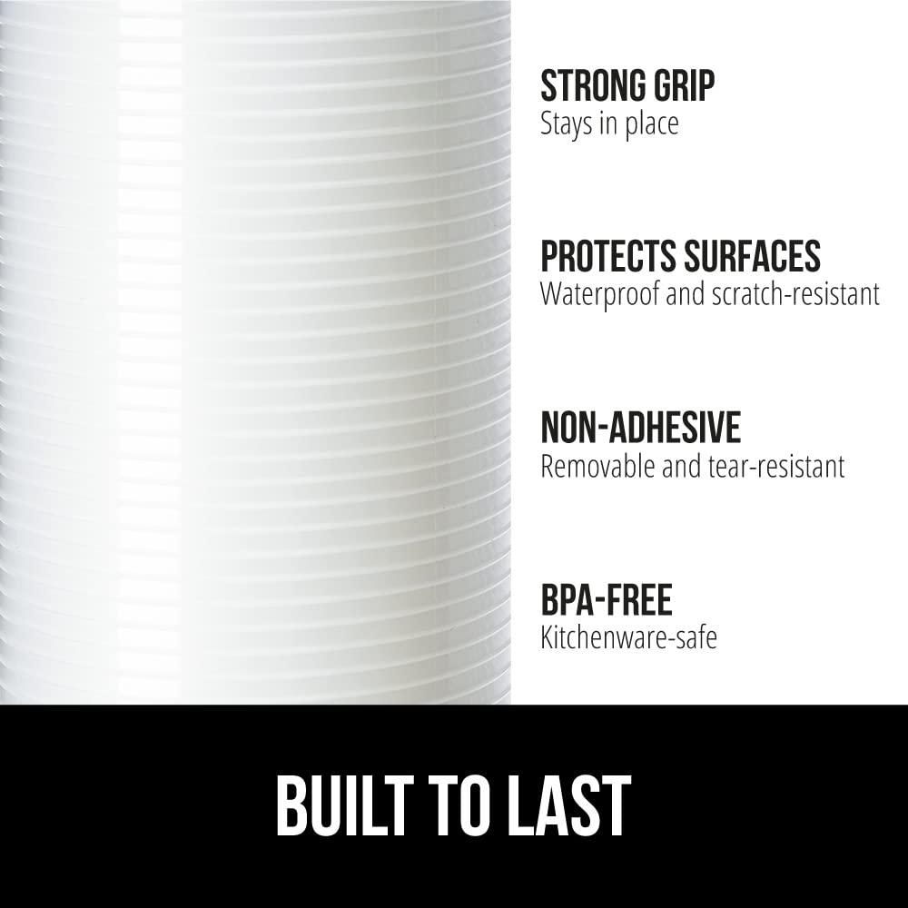 GORILLA GRIP DuraGuard waterproof liner protects surfaces from spills and stains.