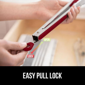 GORILLA GRIP ergonomic thumb rest improves comfort during flipping tasks.