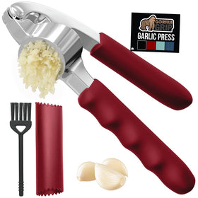 GORILLA GRIP garlic press large chamber for quick mincing of cloves