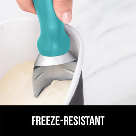 GORILLA GRIP grooves release ice cream for clean portions