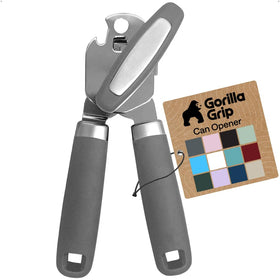 GORILLA GRIP heavy-duty can opener front view with smooth cutting edge for easy opening