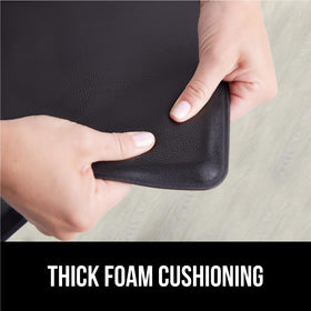 GORILLA GRIP easy-cleaning surface ideal for quick wipe-down after spills.