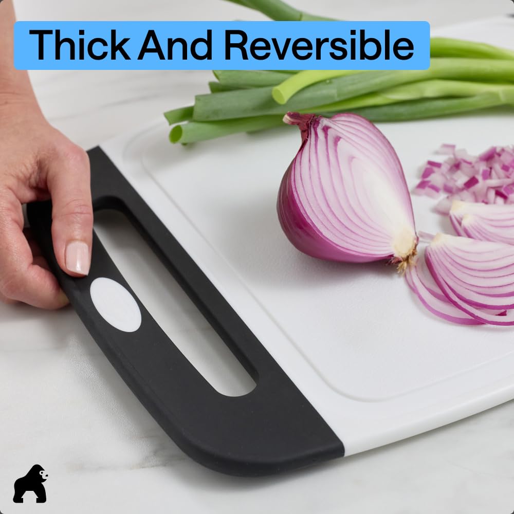 GORILLA GRIP three sizes—largest 16x11.2 inches for big tasks.