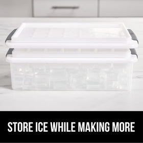 Gorilla Grip leakproof tray prevents water spill in freezer