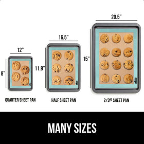 Gorilla Grips oven safe silicone mat up to 500°F supports versatile meals.
