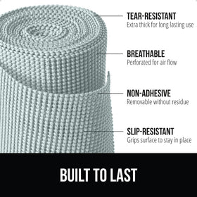 GORILLA GRIP powerGRIP cabinet liner spa blue prevents slipping on shelves