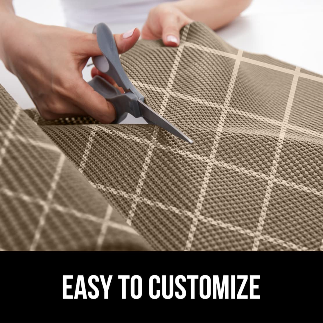 Easy installation of powerGRIP liner in a drawer or shelf