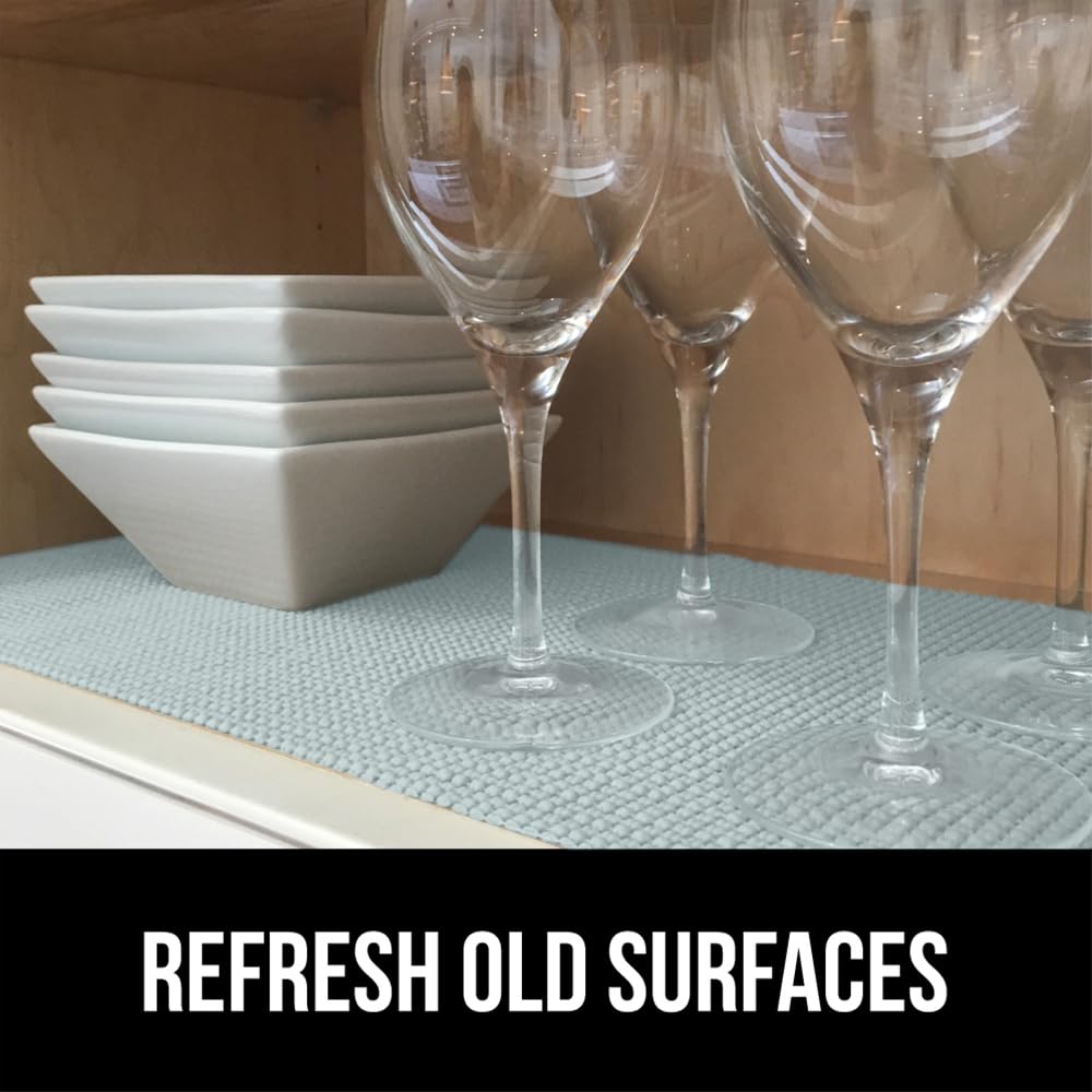 GORILLA GRIP powerGRIP kitchen liner spa blue for pantry organization