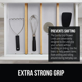 Close-up of powerGRIP liner surface showing tear resistance and grip.